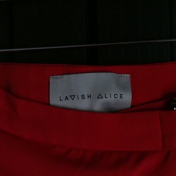 Lavish Alice | Beautiful Dressy Orange/Red Pants - Picture 2 of 3